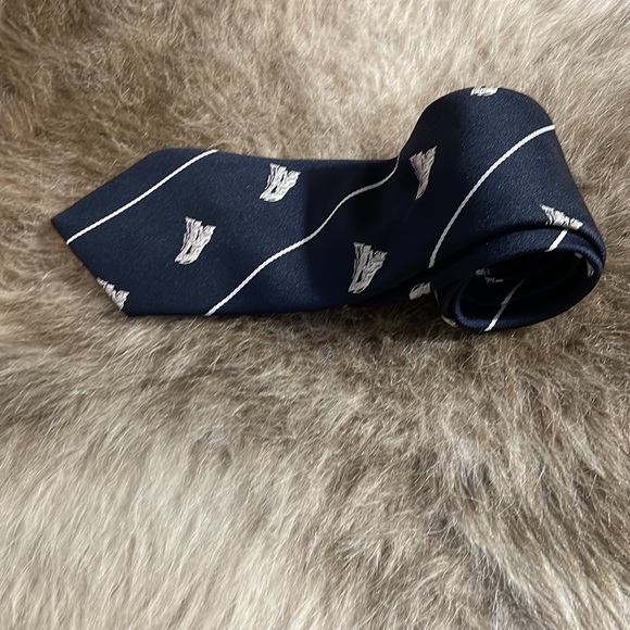 Penn State Shops On Campus Poly Silk Blend Nittany Lions Football Tie - Picture 3 of 14